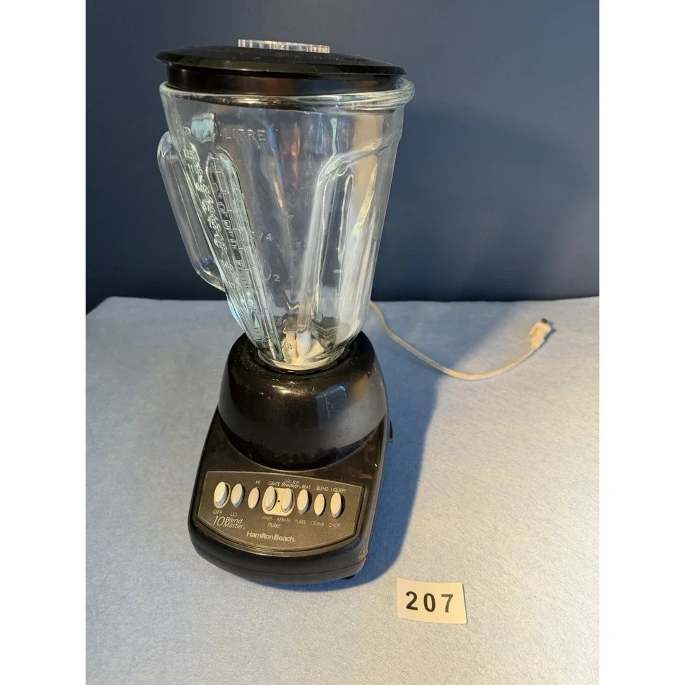 Hamilton Beach 10 Blend Master Model 50220 Blender All Parts Included